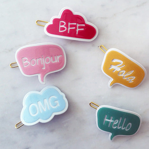 BUBBLE TALK HOLA HAIRPIN - Little-ish