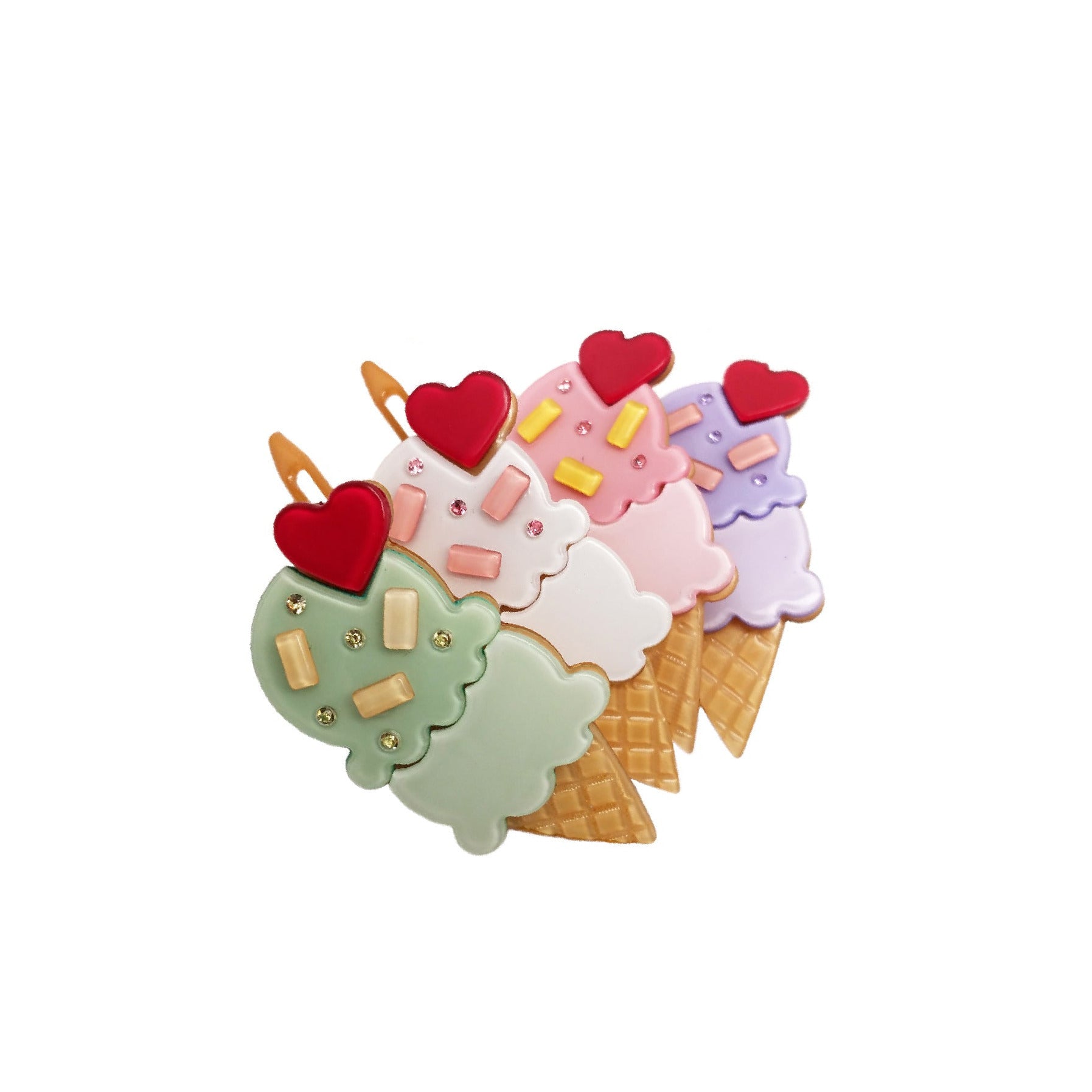 DOUBLE SCOOP ICE CREAM CLIP - Little-ish