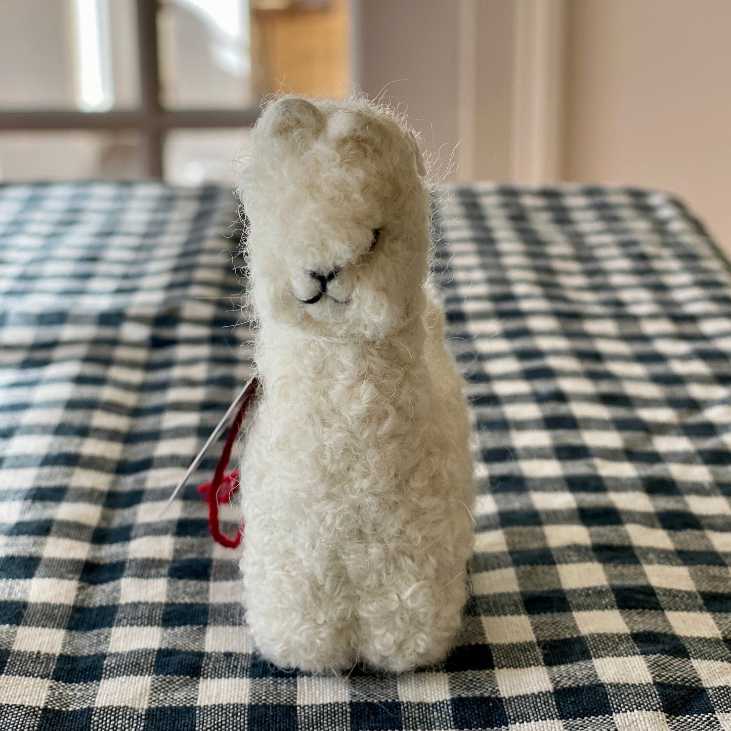 HANDMADE MINI ALPACA ORNAMENT