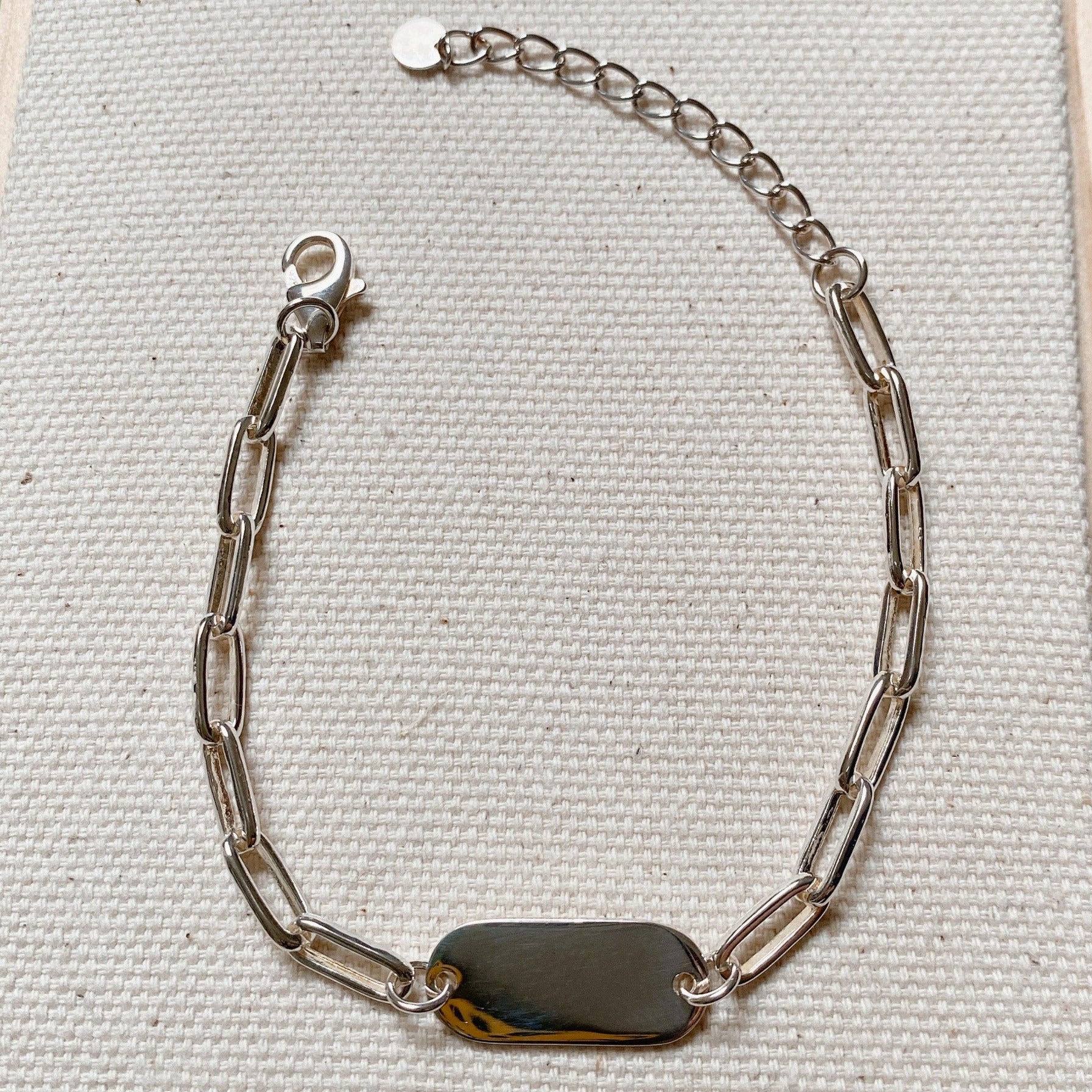 SILVER ID BRACELET - Little-ish
