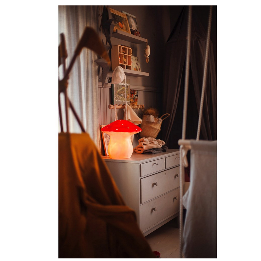 RED TOADSTOOL LAMP - Little-ish