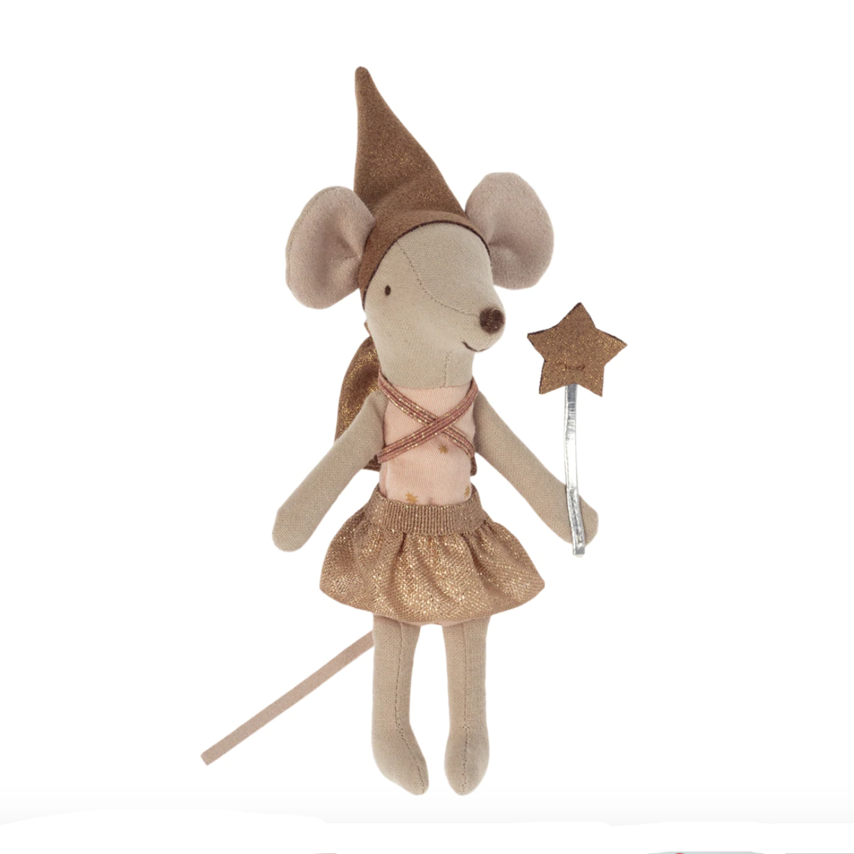 MAILEG BIG SISTER TOOTH FAIRY MOUSE IN MATCHBOX - ROSE - Little-ish