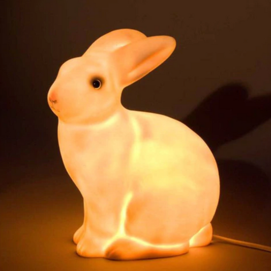 WHITE RABBIT LAMP