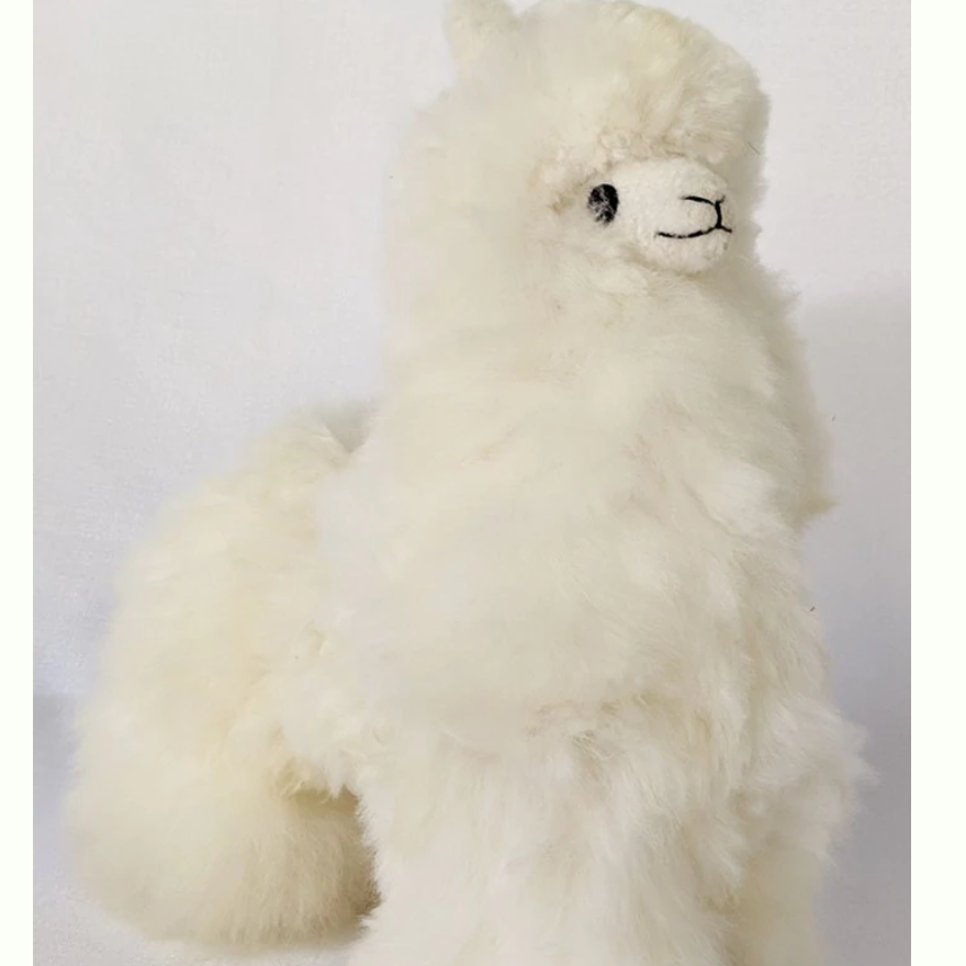 JUMBO ALPACA STUFFED ANIMAL - WHITE - Little-ish