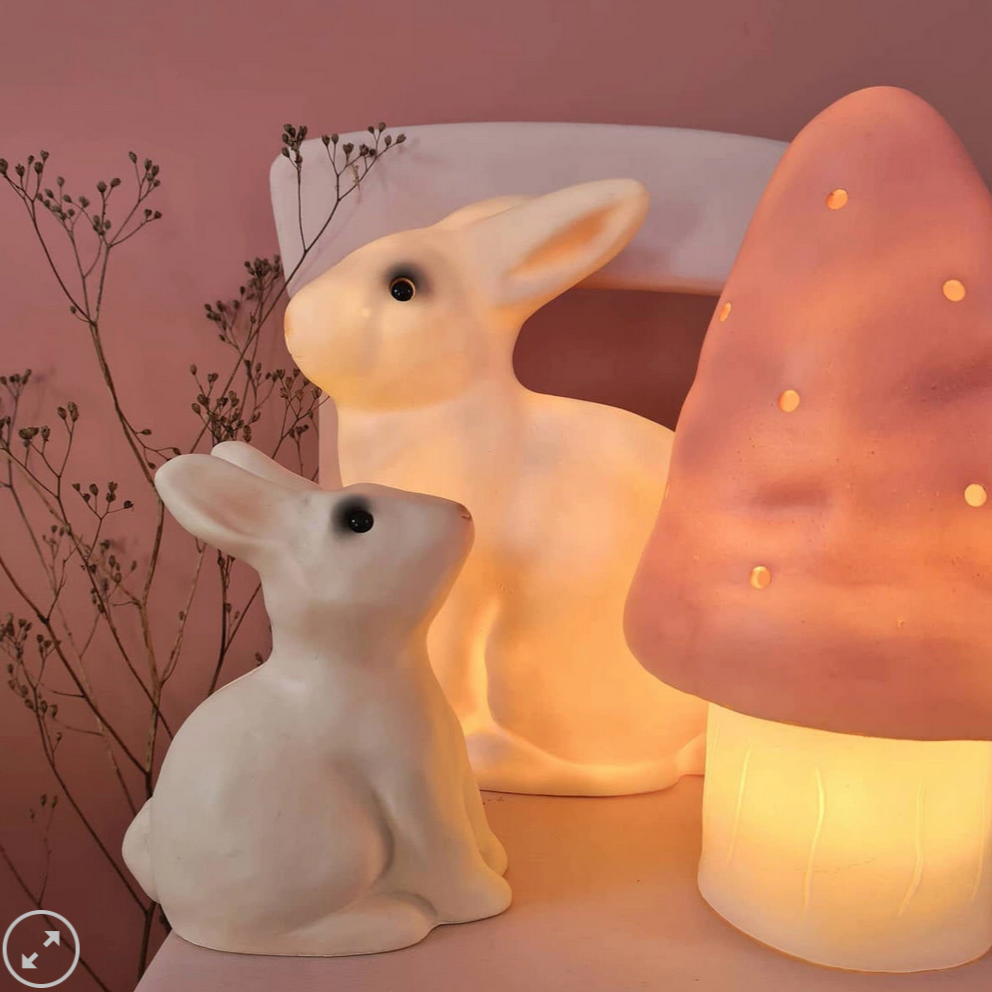 PINK TOADSTOOL LAMP - SMALL - Little-ish