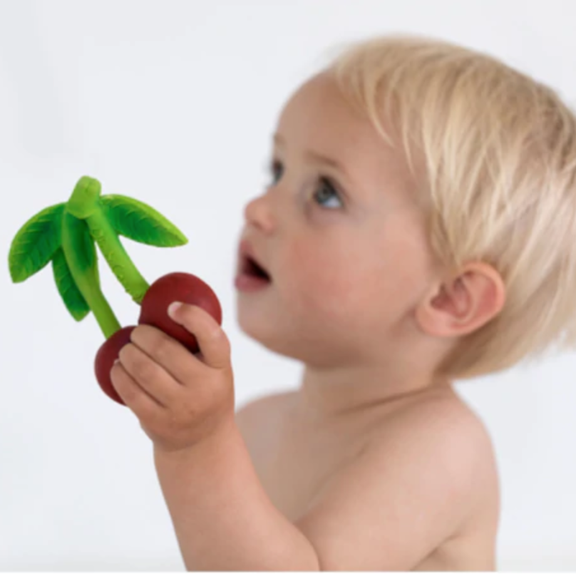 MERY THE CHERRY TEETHER & BATH TOY - Little-ish