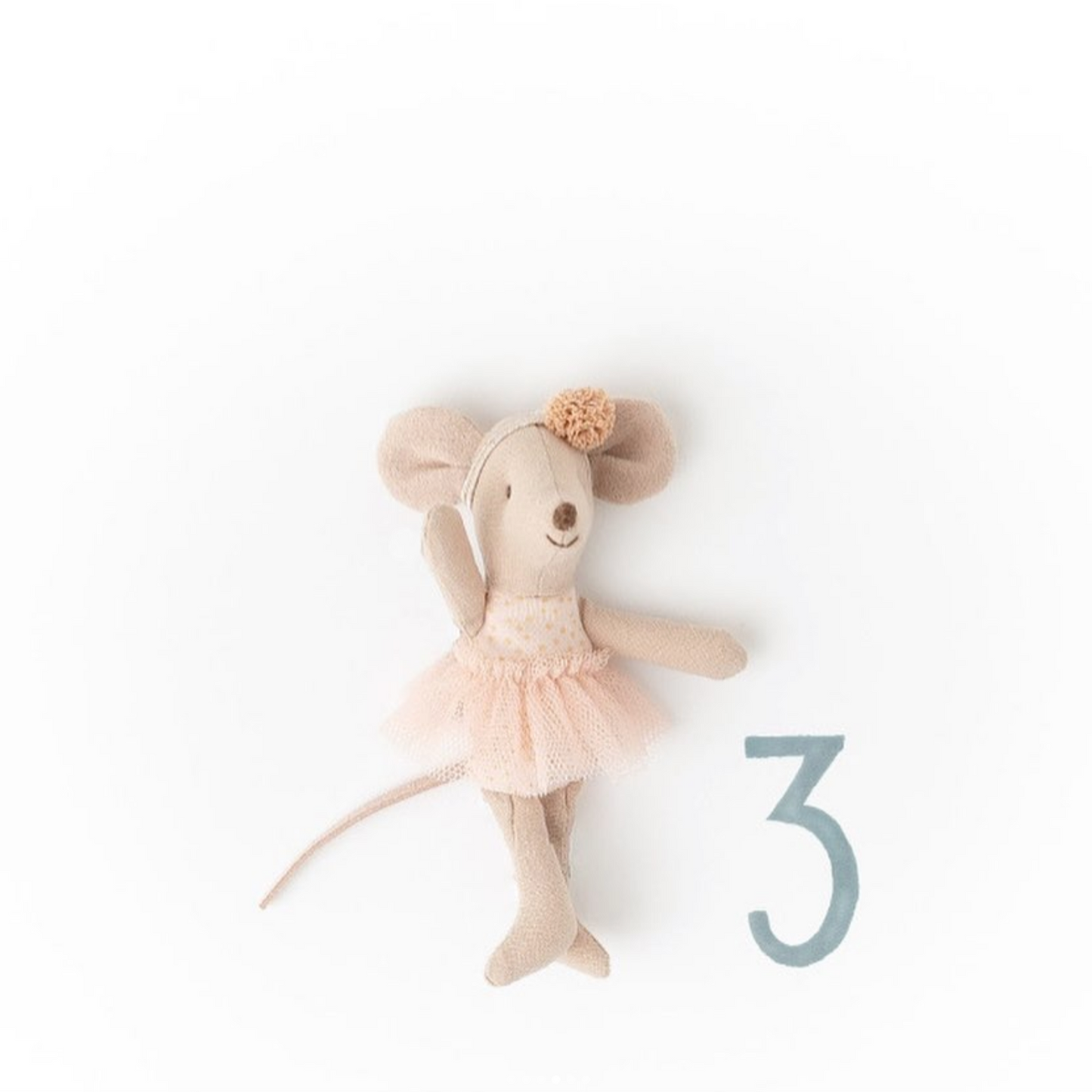 LITTLE SISTER BALLERINA MOUSE - LIGHT PINK
