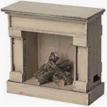 MAILEG MINATURE MOUSE FIREPLACE - OFFWHITE - Little-ish