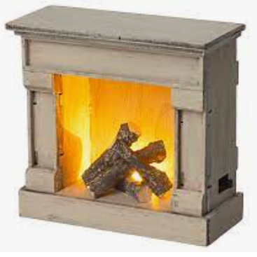 MAILEG MINATURE MOUSE FIREPLACE - OFFWHITE - Little-ish