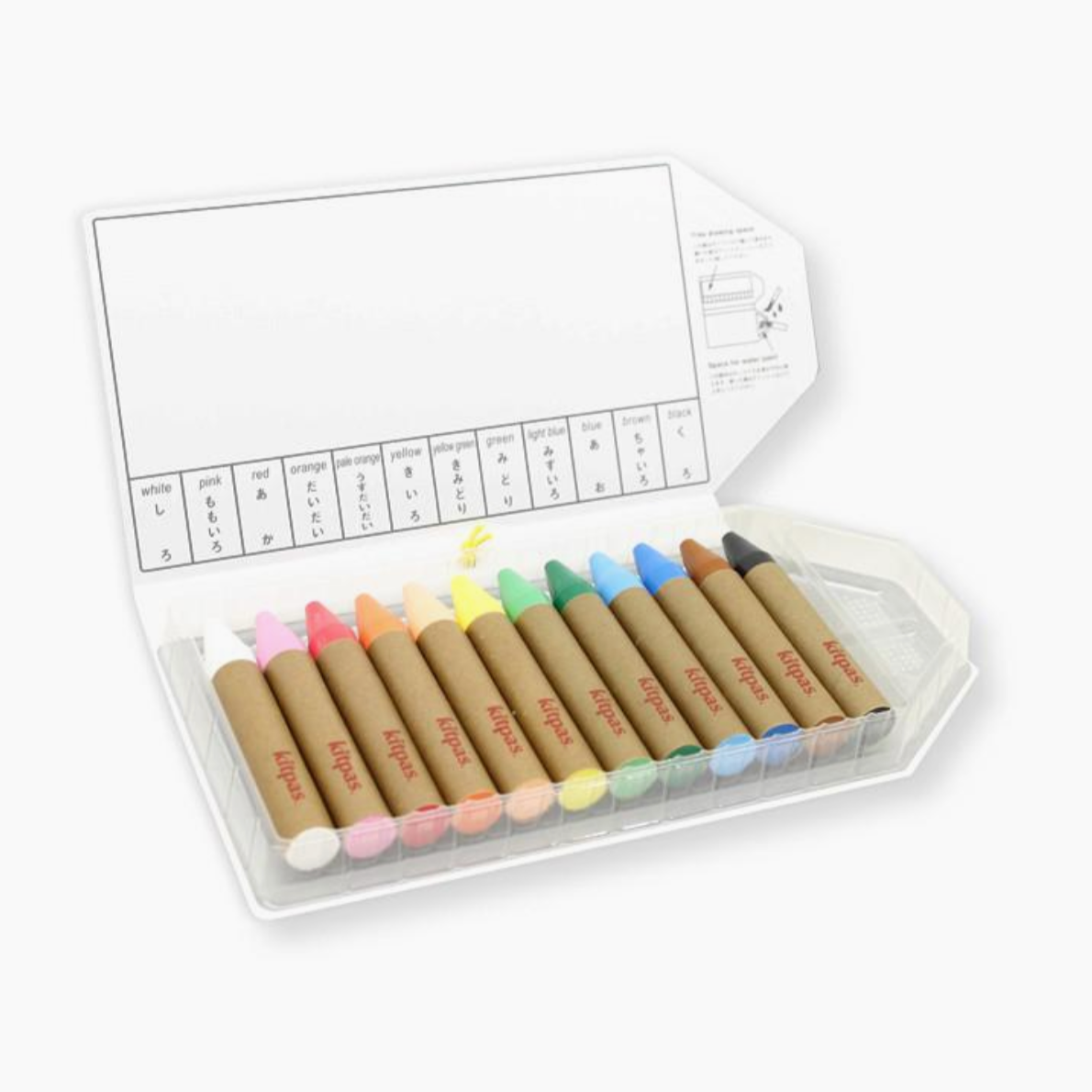 KITPAS LARGE 12 COLOR CRAYON & WATERCOLOR - Little-ish