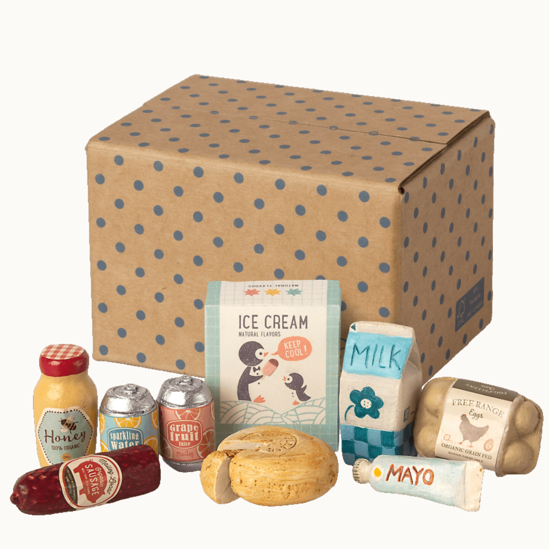 MAILEG MINITURE GROCERY BOX - Little-ish
