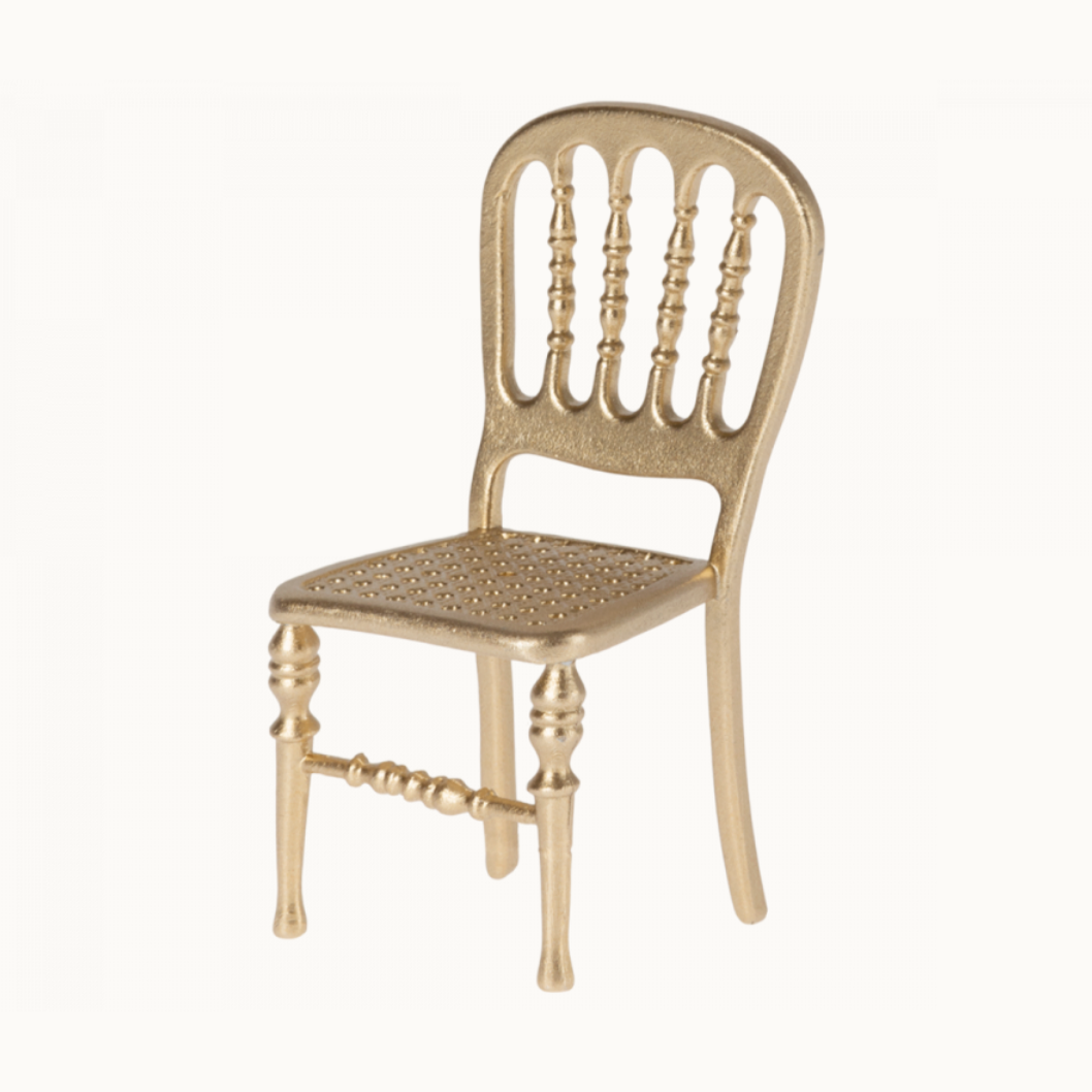 MAILEG MOUSE GOLD CHAIR - Little-ish