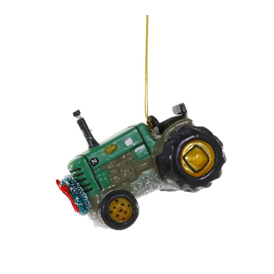VINTAGE TRACTOR ORNAMENT - Little-ish