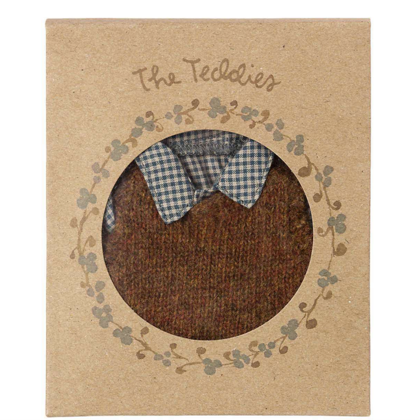 MAILEG TEDDY DAD SHIRT, SLIPOVER/VEST & PANT - Little-ish