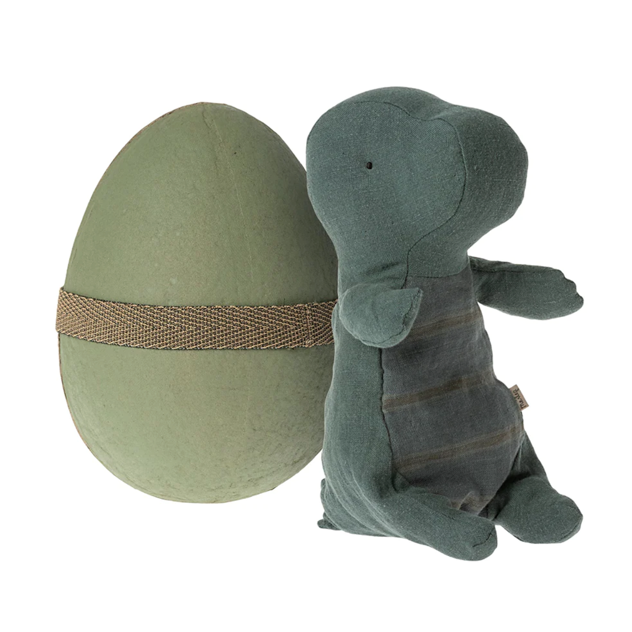 GANTOSAURUS DINOSAUR IN EGG SMALL DARK PETROL - Little-ish