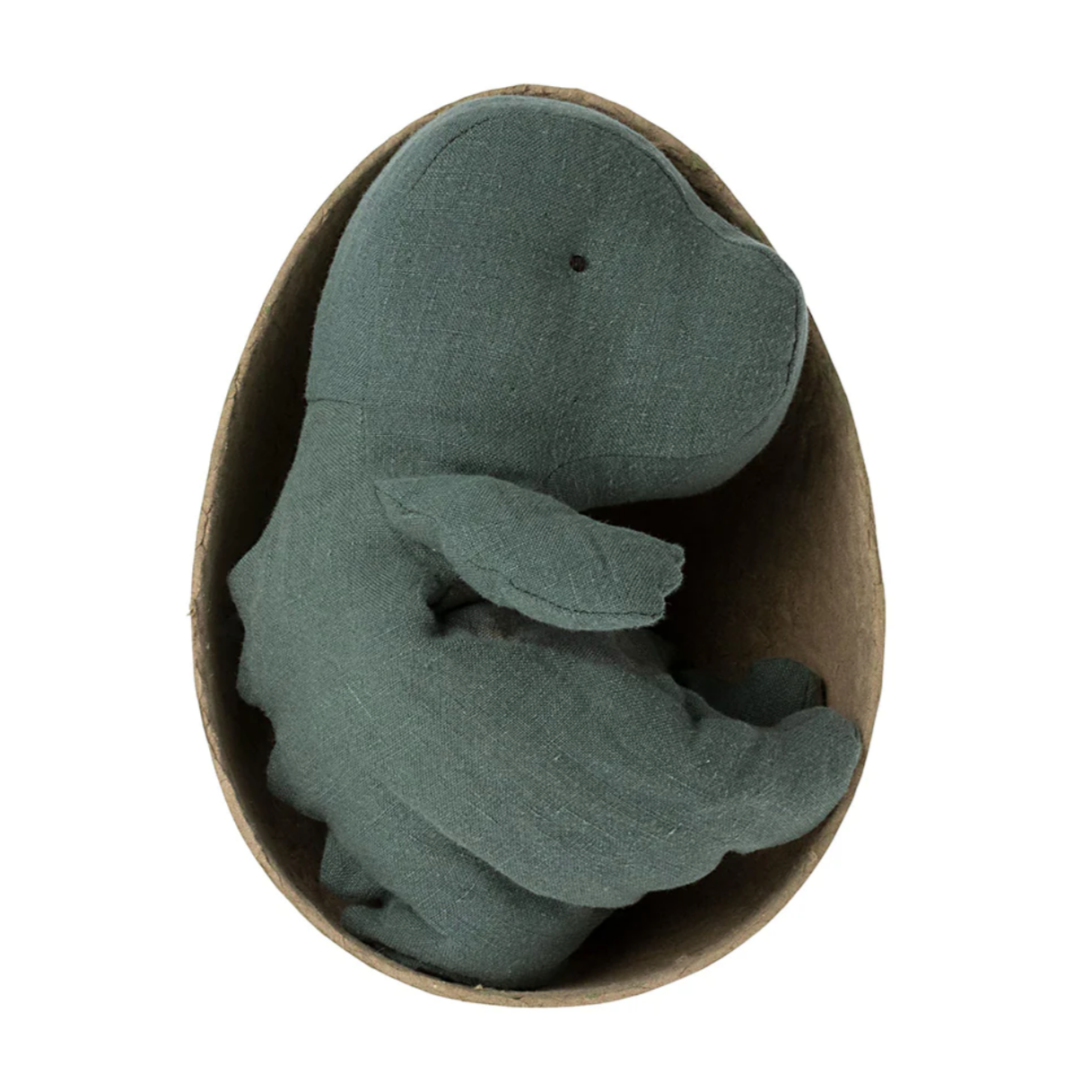GANTOSAURUS DINOSAUR IN EGG SMALL DARK PETROL - Little-ish