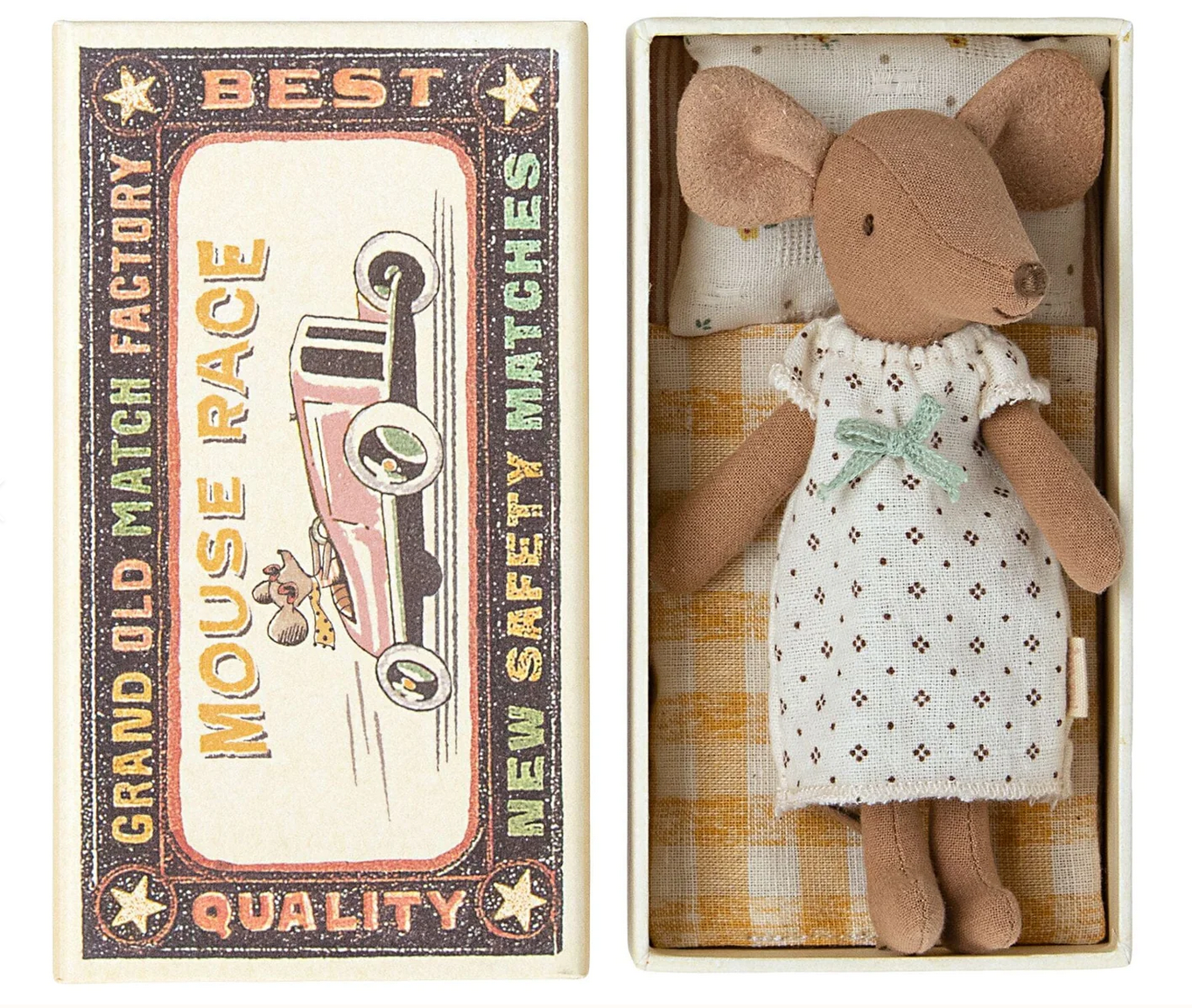 BIG SISTER MOUSE IN MATCHBOX - PJS - Little-ish