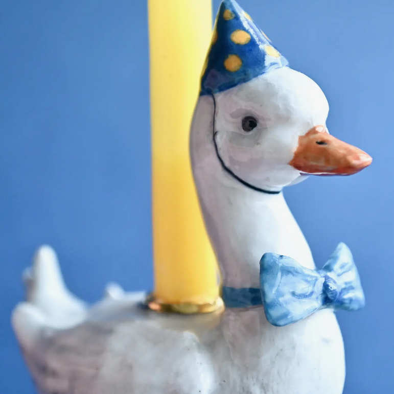 BLUE GOOSE CAKE TOPPER - Little-ish