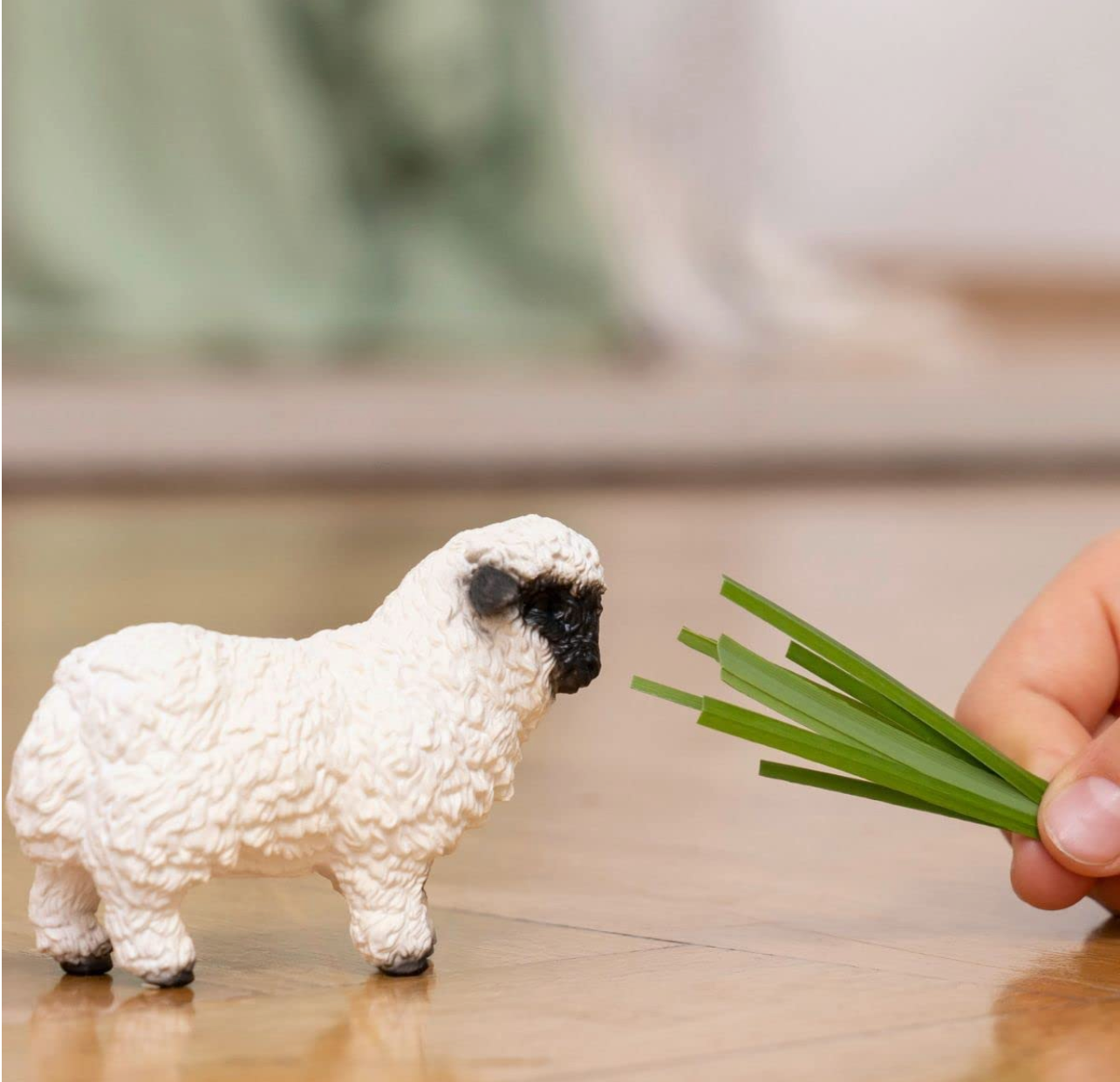 SCHLEICH VALAIS BLACKNOSE SHEEP - Little-ish