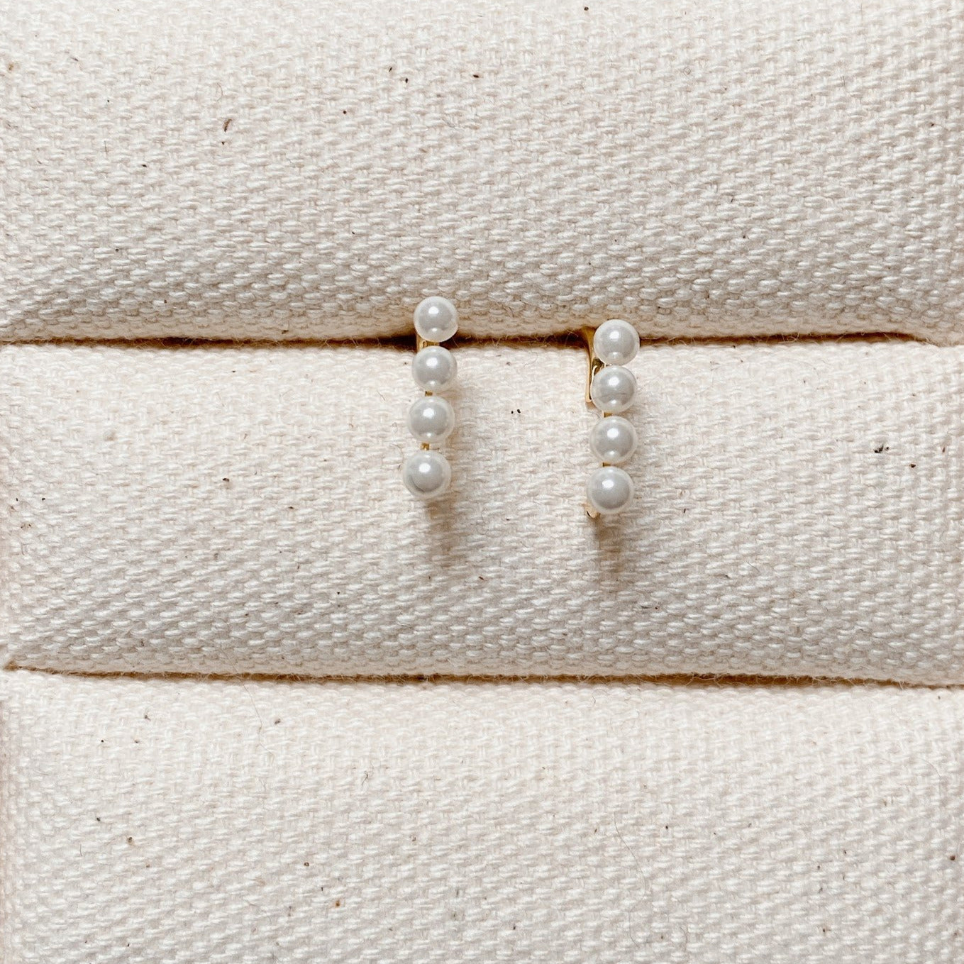GOLD PEARL EARRING - Little-ish