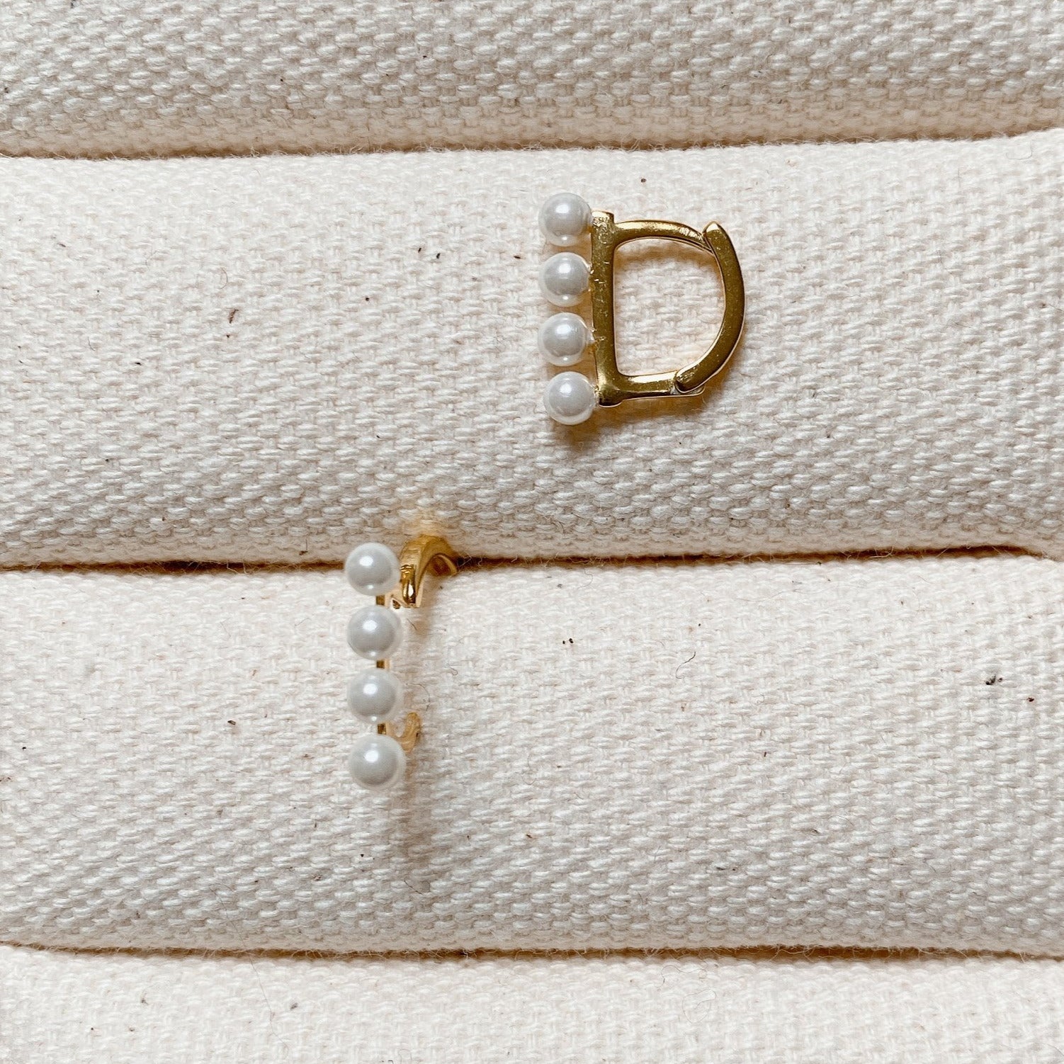 GOLD PEARL EARRING - Little-ish