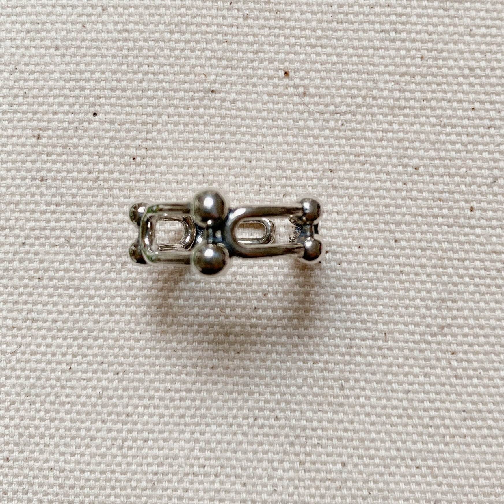 SILVER DOUBLE KNOT RING - Little-ish